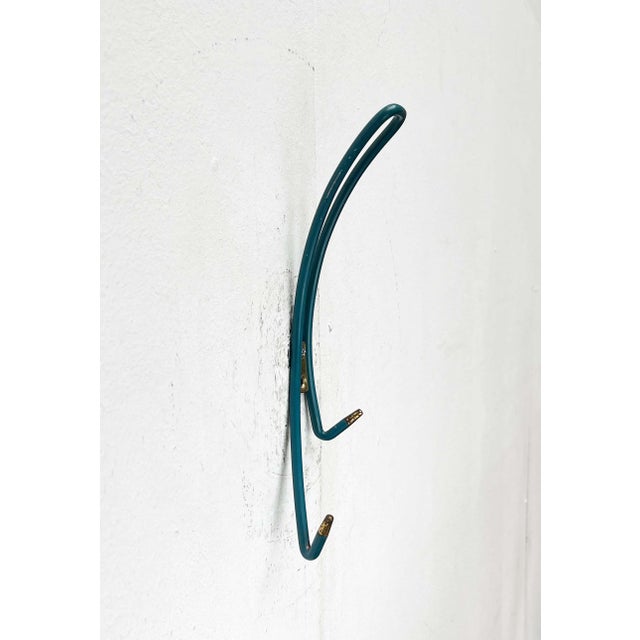 Mid-Century Modern German Wall Coat Rack, 1960s, Set of 5 For Sale - Image 4 of 18
