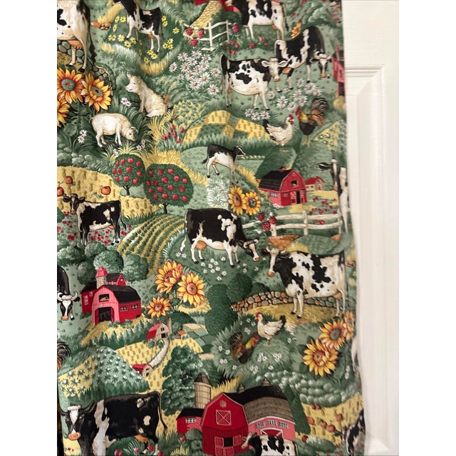 Cow Panel Print 50 Wide X 50 Length Handmade For Sale - Image 12 of 12
