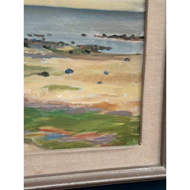 Bo Von Zweigbergk, Malö Beach, 1950s, Oil Painting on Canvas, Framed For Sale - Image 13 of 18