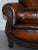 Brown Leather Two Seat Sofa For Sale - Image 11 of 18