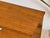 Mid 20th Century Six Drawer Walnut Dresser With Curved Metal Drawer Pulls For Sale - Image 9 of 12
