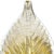 Vintage Barovier Toso Murano Gold Leaf White Trim Italian Art Glass Gondola Shaped Footed Bowl For Sale In Orlando - Image 6 of 8