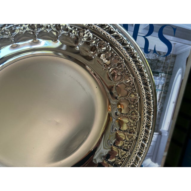 Silver 1920’s Victorian Reed and Barton 1202 “Riviera” Trinket or Candy Dish For Sale - Image 8 of 10
