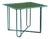 Walter Lamb Verdigris Square Bronze Patio Dining Table for Brown Jordan For Sale