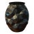 Mid 20th Century Lalique Tortue Black Vase For Sale