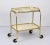 Mid-Century Modern Mid-Century Italian Golden Aluminum & Formica Bar Cart, 1950s For Sale - Image 3 of 18