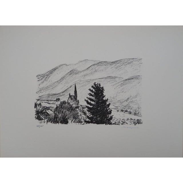 Albert Marquet, Graubünden, 1947, Original Lithograph For Sale - Image 8 of 8