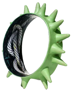 Green Ceramic Sculpture by Fausto Salvi, 1996