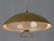 Rare, elegant and highly decorative mid-century modern perforated metal pendant lamp or hanging light. Designed &...