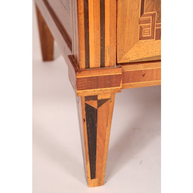 Antique Continental Louis XVI Style Walnut Chest of Drawers For Sale - Image 11 of 13