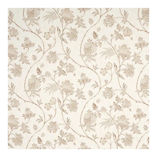 Schumacher x Mark D. Sikes Chinoiserie Vine Wallpaper in Neutral For Sale