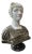 Reclaimed Neoclassical Style Marble Female Bust, 1970, Marble For Sale
