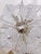 Mid 20th Century Mid 20th Century Glass & Brass Dandelion Sputnik Chandelier For Sale - Image 5 of 8