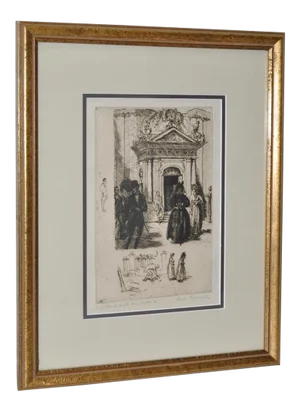 European Drypoint Etching C.1910