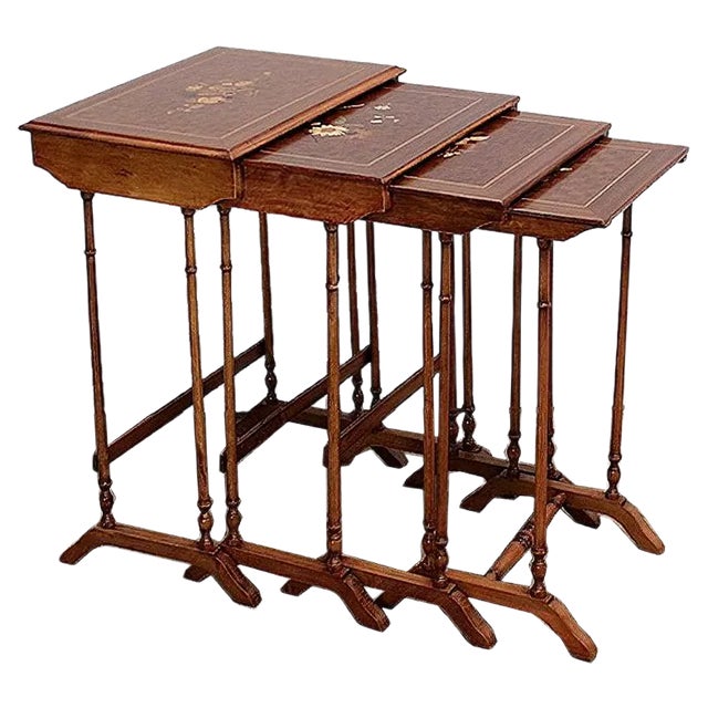 Nesting Tables, 1960s, Set of 4 For Sale