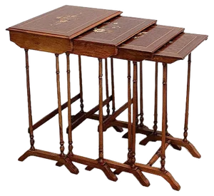 Nesting Tables, 1960s, Set of 4