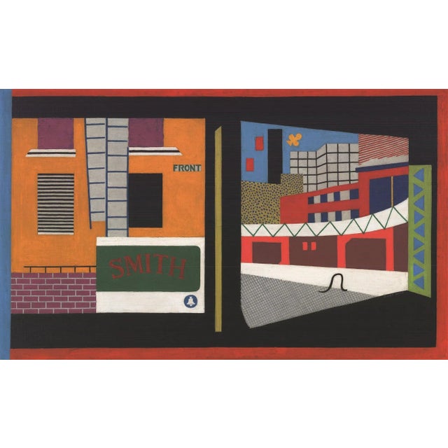 Artist: Stuart Davis Title: House and Street Year: Unknown Signed: No Medium: Offset Lithograph Paper Size: 22.25 x 34.25...