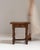 Wood 1970s French Chestnut Brown Oak Side Table with Single Drawer For Sale - Image 7 of 15