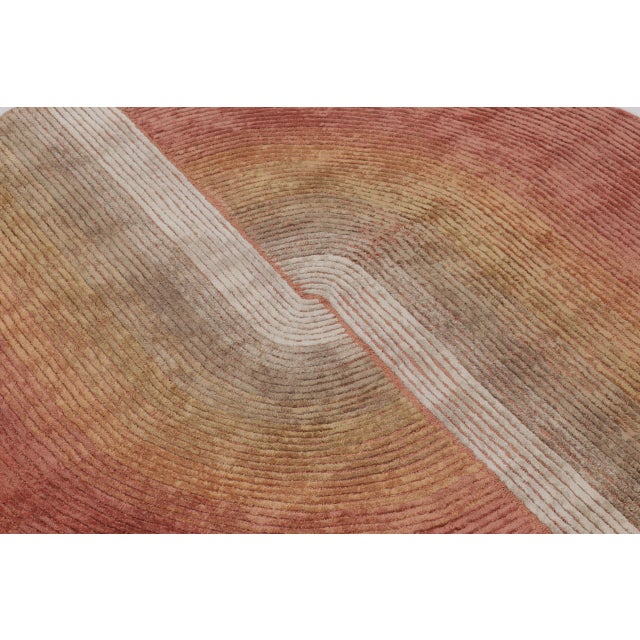 2010s Rug & Kilim’s Modern Circle Rug with Bold Multicolor Geometric Patterns For Sale - Image 5 of 10