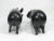 1960s Vintage Japanese Carved Lacquered Wooden Pigs- A Pair For Sale - Image 5 of 8