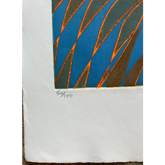 1971 Stanley William Hayter Color Viscosity Etching - Calculus For Sale - Image 4 of 7
