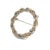 1990s Tiffany & Co Estate Circle Wreath Brooch 18k G + Silver For Sale - Image 9 of 12