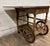 Late 20th Century Vintage Oak Drop Leaf Bar Cart Tea Cart For Sale - Image 5 of 13