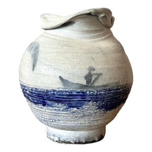 Vintage Boho Moonlight Studio Pottery Vase