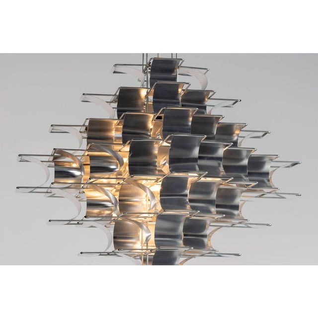 Cassiopé Chandelier attributed to Max Sauze, France, 1969 For Sale - Image 3 of 17