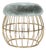 Andy Stool Brass by Ottiu For Sale