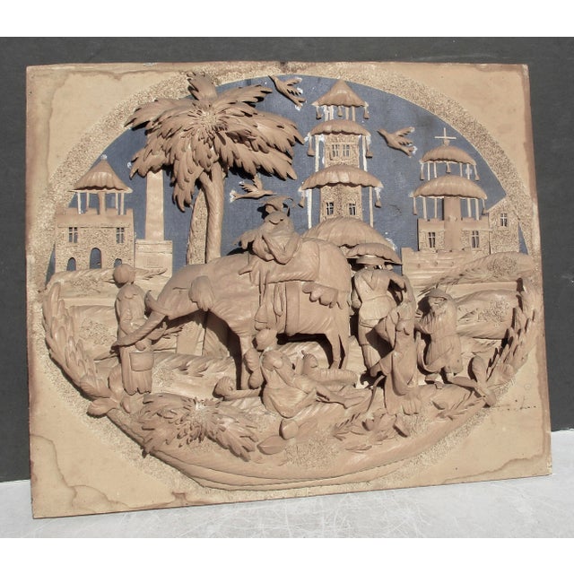 Beige Cornelius Bavelaar Paper Cutout Diorama Circa 1800 Holland For Sale - Image 8 of 17