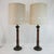 Vintage Stiffel Torchiere Table Lamps Brass Wood - Rare Neoclassical Design - a Pair For Sale - Image 10 of 13