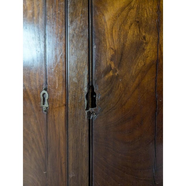 Louis XVI Mahogany Secretary Topped with a Ste Anne Marble Slab For Sale - Image 9 of 12