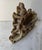 Vintage Chinese Hand-Carved Soapstone Brush Pot and Inkwell Featuring Intricate Openwork Foliage and Fruit Accents For Sale - Image 10 of 13