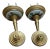 1980s Sherle Wagner Towel Bar Flanges - a Pair For Sale
