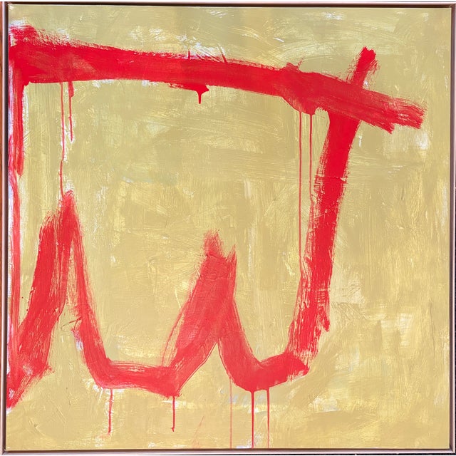 Paint Sarah Trundle, Contemporary Abstract Painting, "Loopy" For Sale - Image 7 of 9