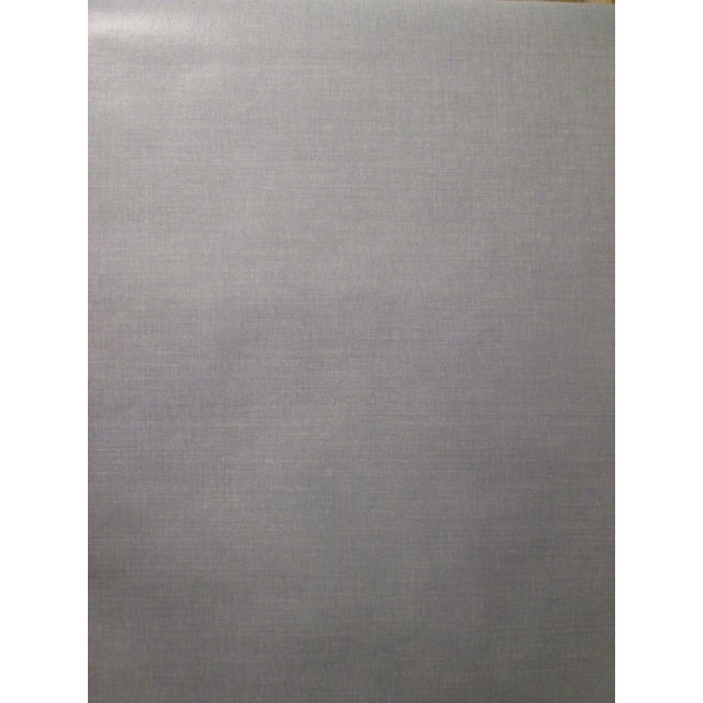 Contemporary Vintage 1980s Denim Style Wallpaper For Sale - Image 3 of 5