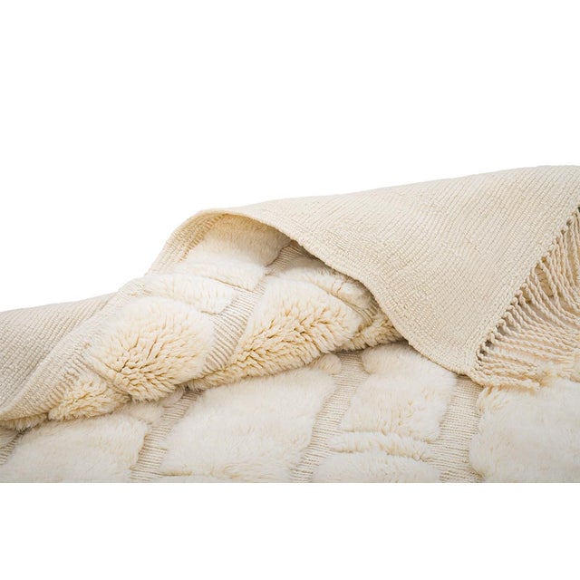 Hand-Knotted Wool Rug by Azele Studio For Sale - Image 9 of 12