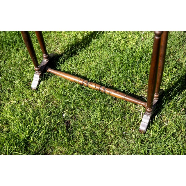 Vintage Regency Style Mahogany Bookstand or Lectern-Style Side Table For Sale In New York - Image 6 of 6