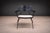 Mid-Century Modern Armchair in Metal and Wood With Ebony Finish, Carlo Hauner & Martin Eisler, 1950s For Sale - Image 3 of 10