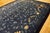 Textile Stunning Navy Background Color and Black Border Foliate Style Antique Chinese Peking Rug For Sale - Image 7 of 12