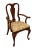 CRESENT FURNITURE Solid Cherry Traditional Queen Anne Style Dining Arm Chair 38.75" High 25" Wide 22.5" Deep Seat: 19"...