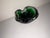 Vintage ashtray or empty pocket in green Murano glass with sommerso technique, dating back to the 1950s or 1960s,...