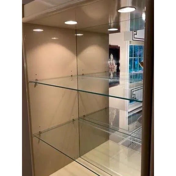 Drexel Heritage Drexel Heritage Lighted Display and Media Cabinet For Sale - Image 4 of 13