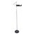 Joe Colombo for Oluce Vintage Chrome and Black Floor Lamp For Sale