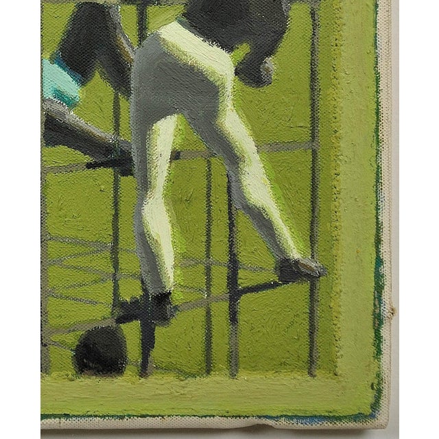 John Newberry, The Climbers, Mid 20th Century, Oil Painting, Framed For Sale - Image 9 of 18