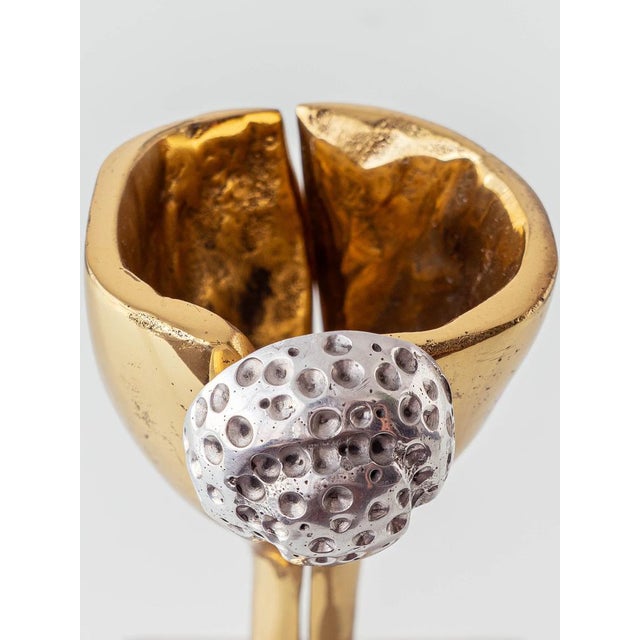 1990s Brass & Aluminum Golf Trophy Sculpture by Marshall For Sale - Image 5 of 12