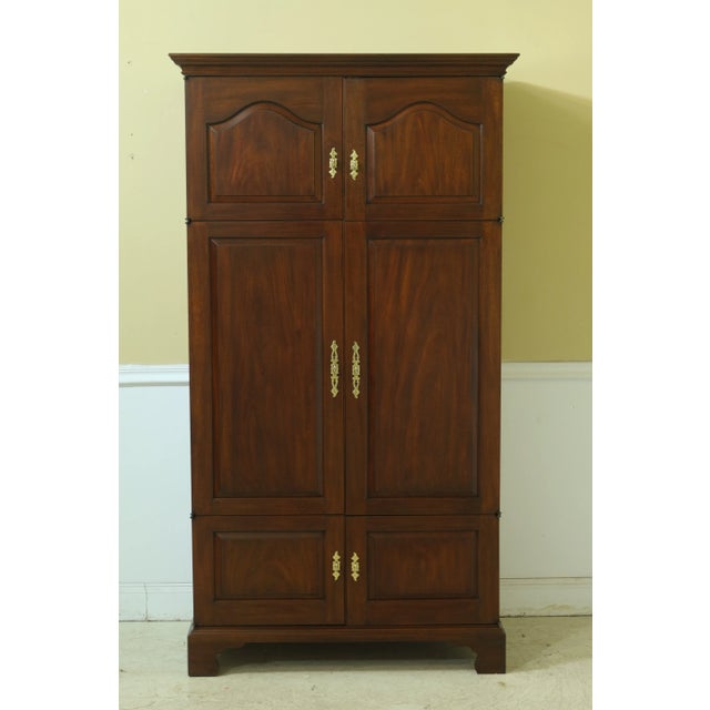 Henkel Harris 6 Door Mahogany Tv Cabinet For Sale - Image 11 of 11