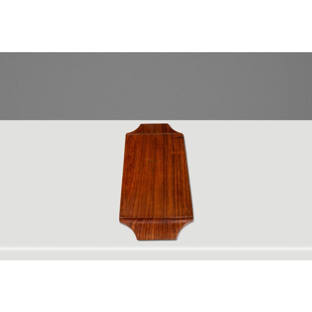 1970s Mid-Century Organic Modern Serving Tray / Catchall Carved From Solid Burmese Teak, C. 1970s For Sale - Image 5 of 18