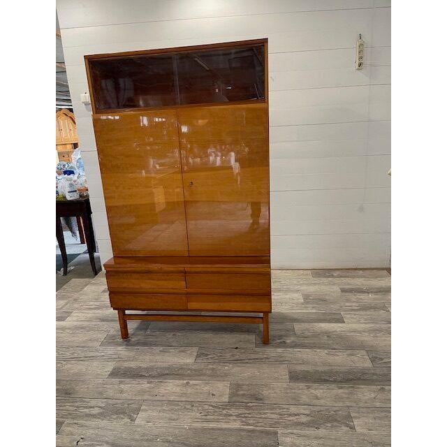 Vintage Two-Door Closet with Glass, 1970s For Sale - Image 8 of 8